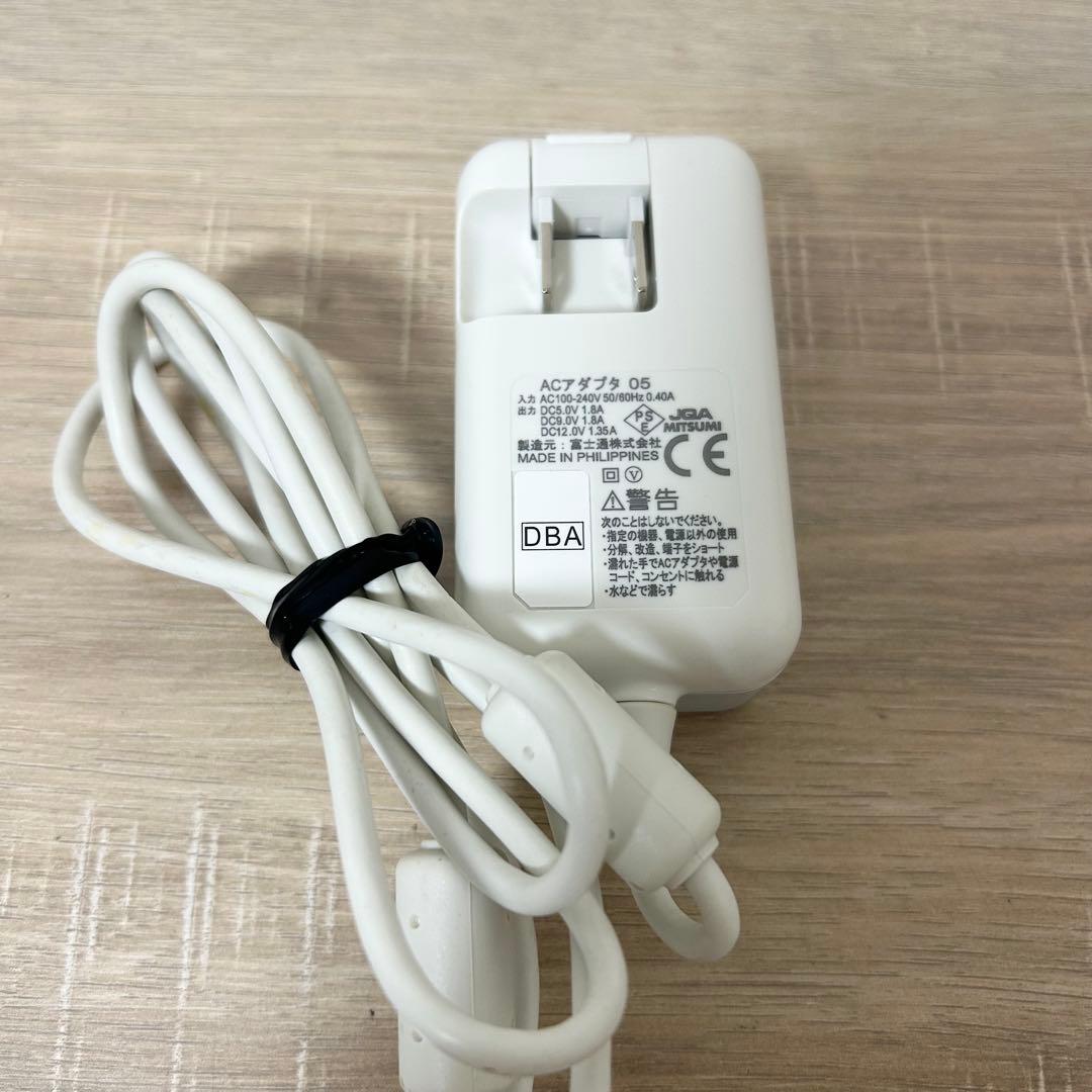 ★良品★ docomo らくらくホン ピンク ガラケー F-01M 純正充電器付