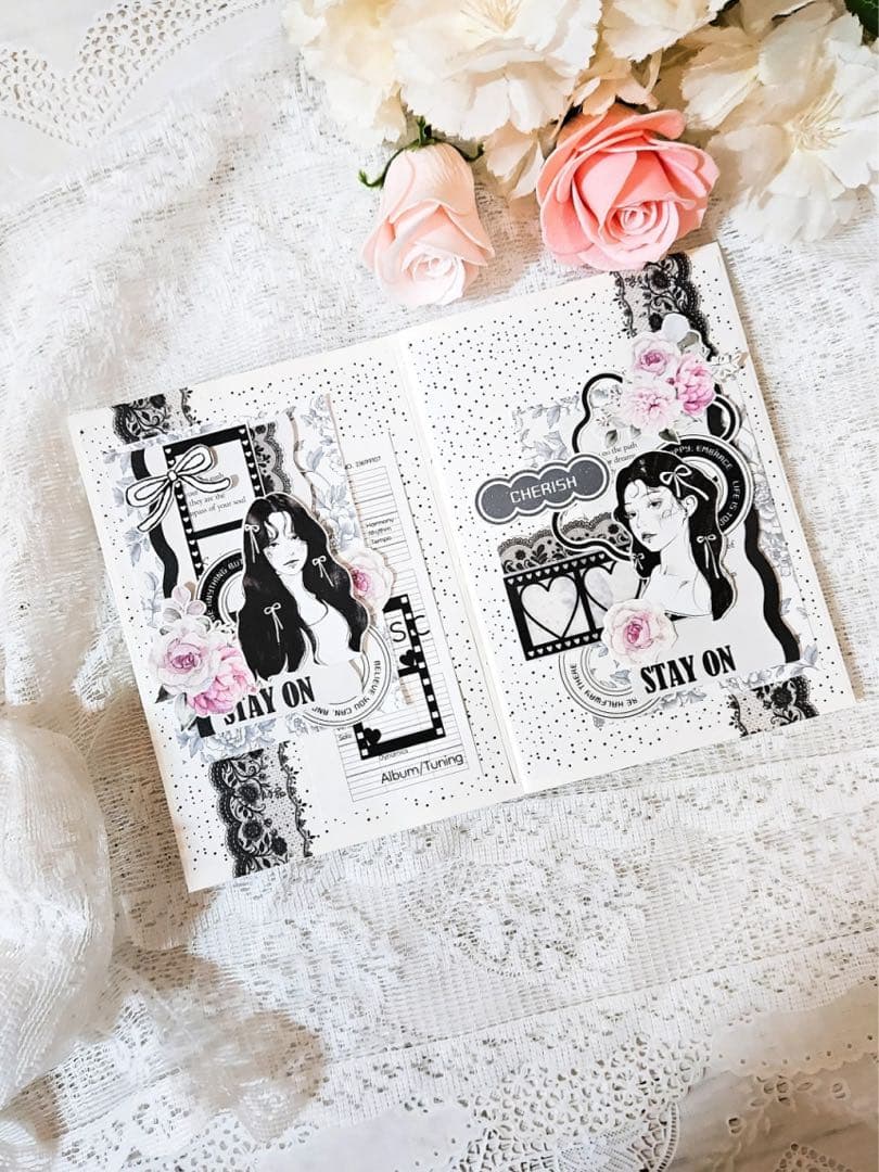 コラージュ素材　紙もの　素材紙　【2429】