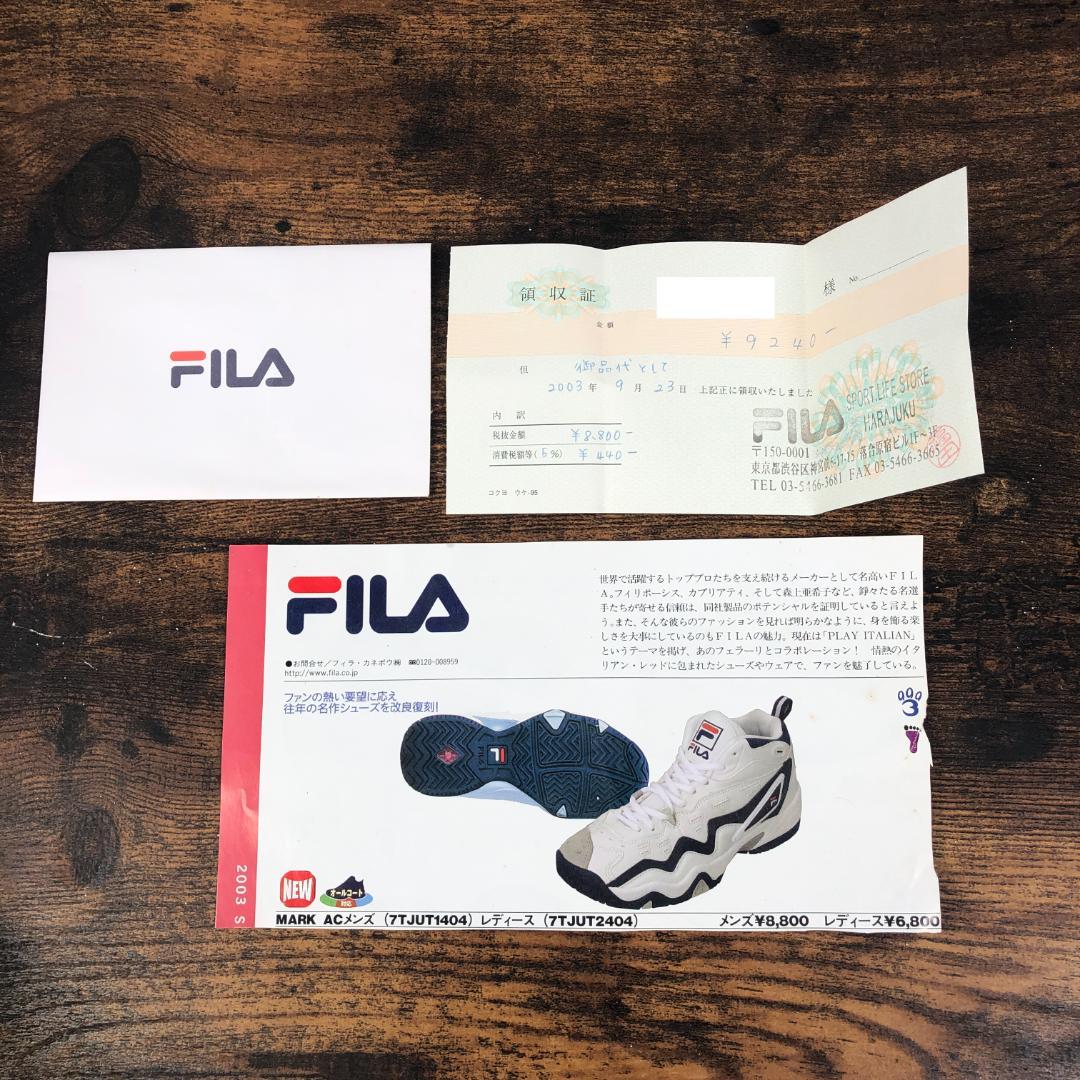 FILA テニスシューズ テニスの王子様 リョーマモデル 27.5cm