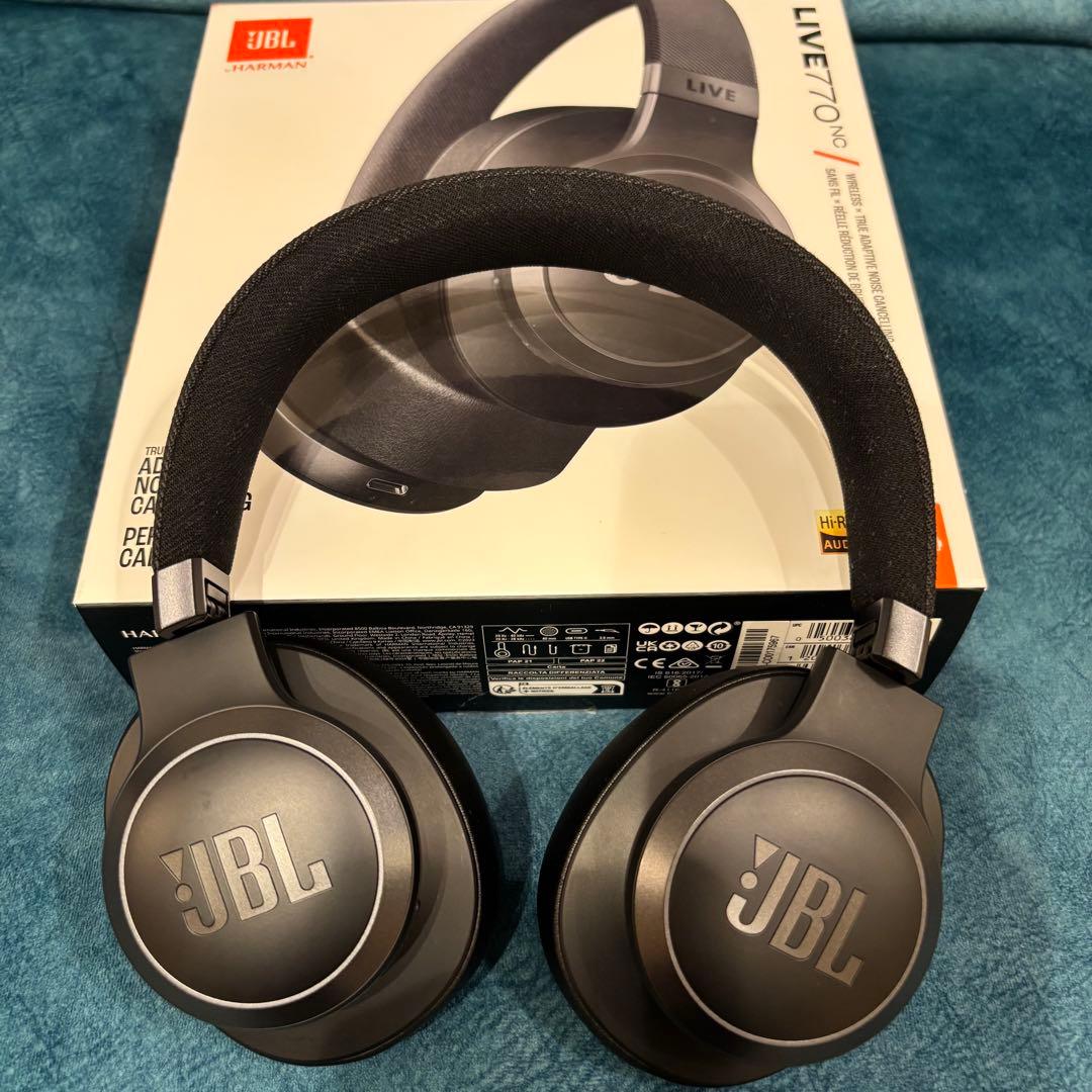 JBL LIVE 770NC ワイヤレスヘッドホン　ブラック