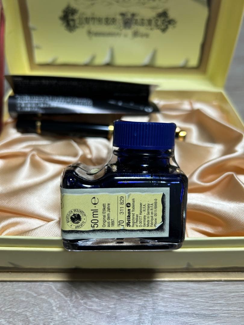 【試し書きのみ美品】ペリカン 万年筆&インクギフトボックス　スーべレーンM400