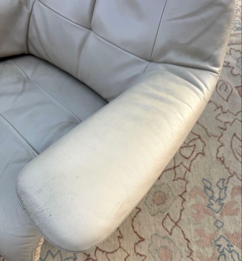 カリモク THE FIRST リクライナー＆オットマン L 本革