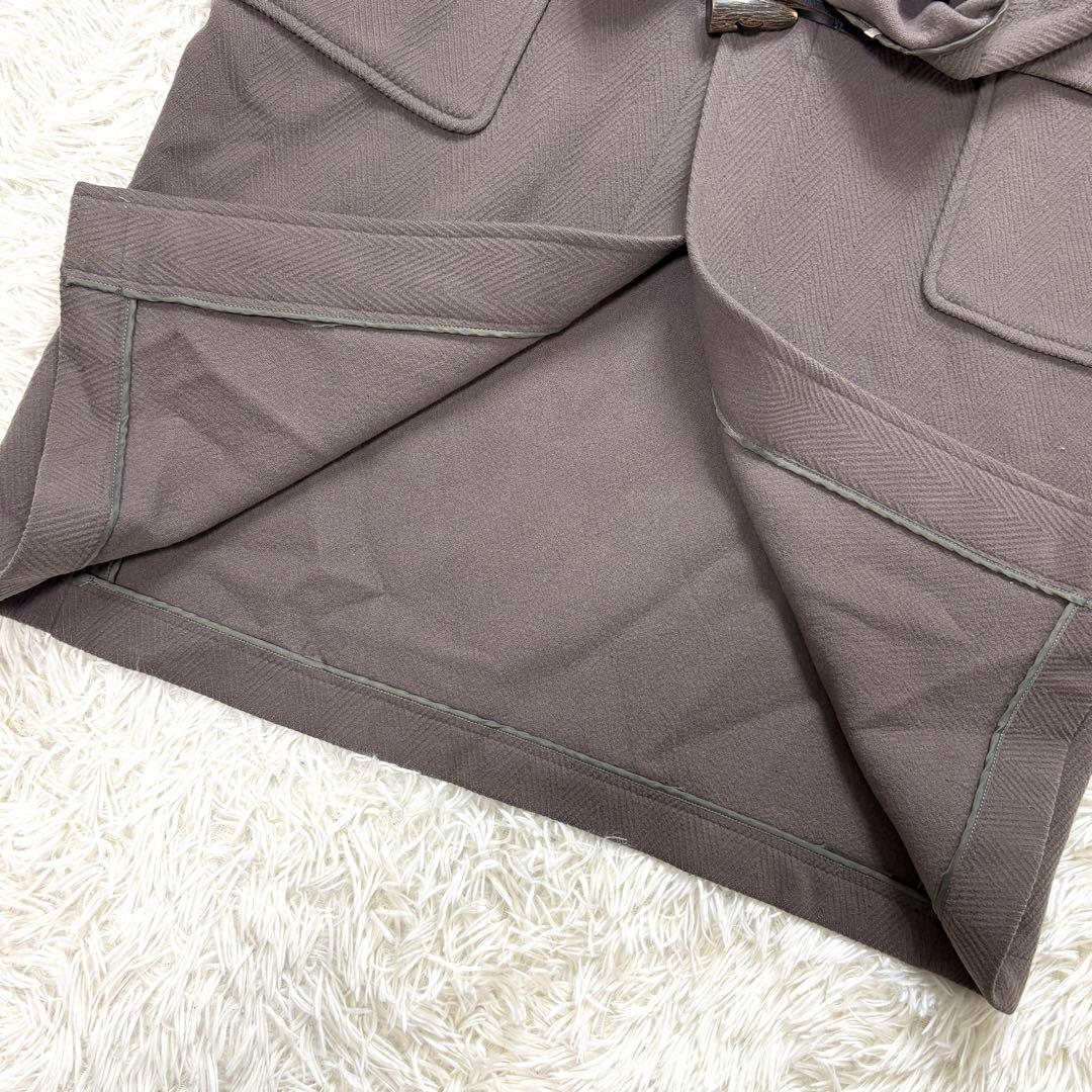 【希少】バーバリー ムーアブルック ダッフルコート ヘリンボーン XL相当