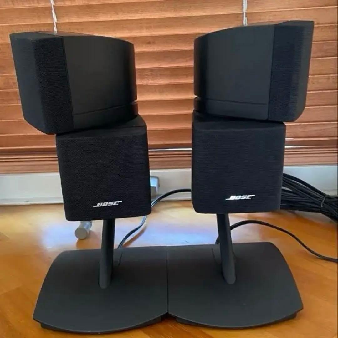 【BOSE】AM-5Ⅲダブルキューブサテライトスピーカー 専用スタンド付き