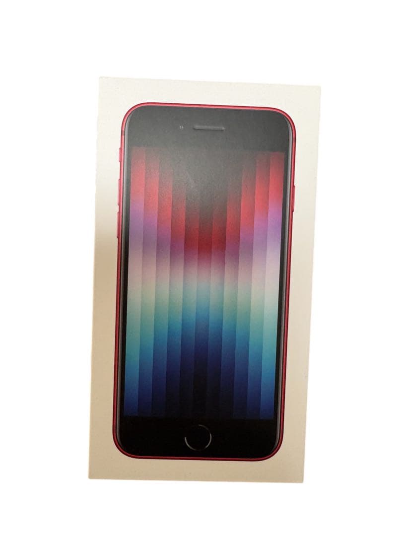 Apple iPhone SE (第3世代) レッド 本体 スマホカバー付き