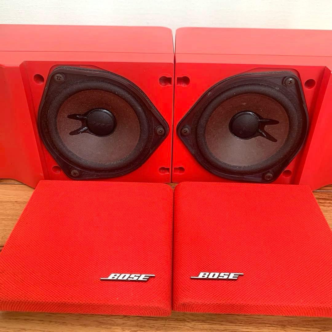 BOSE　101Italiano　小型スピーカーセット　レッド　シリアル連番