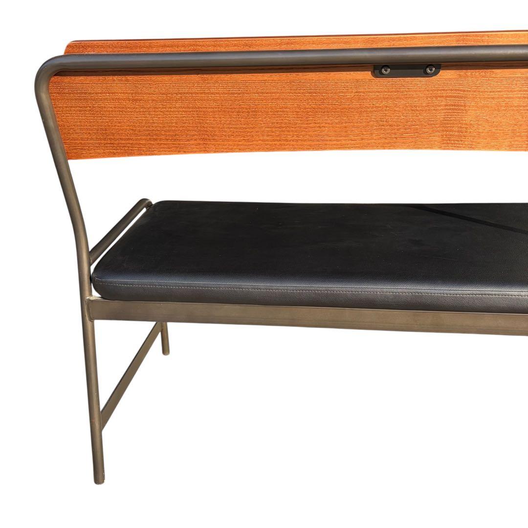 【極美品】unico ウニコ HOXTONベンチ イス レザー