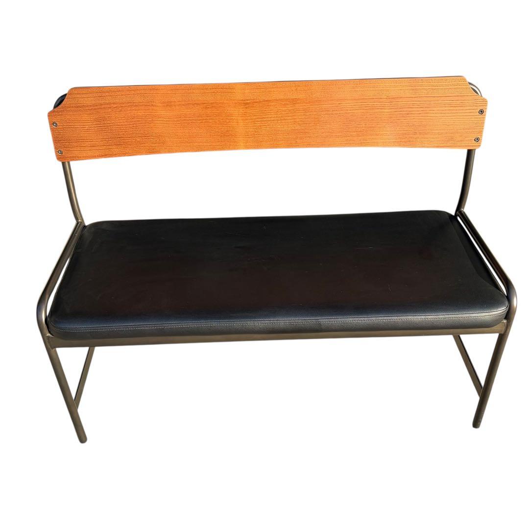 【極美品】unico ウニコ HOXTONベンチ イス レザー