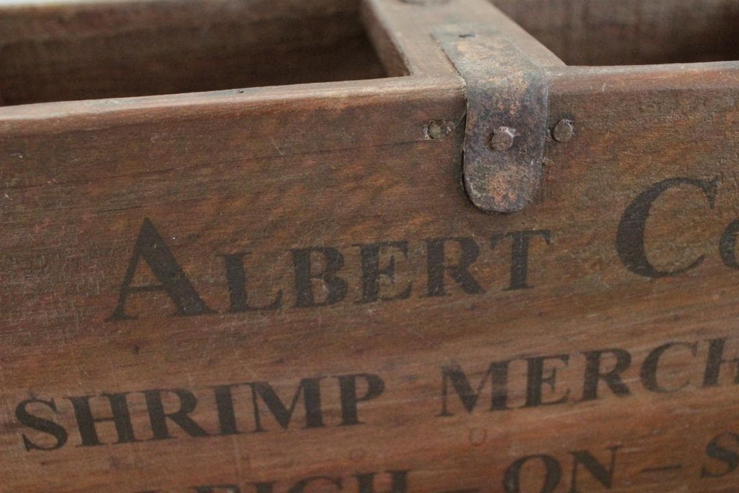 イギリスヴィンテージ/木箱小物入れ・コレクション収納