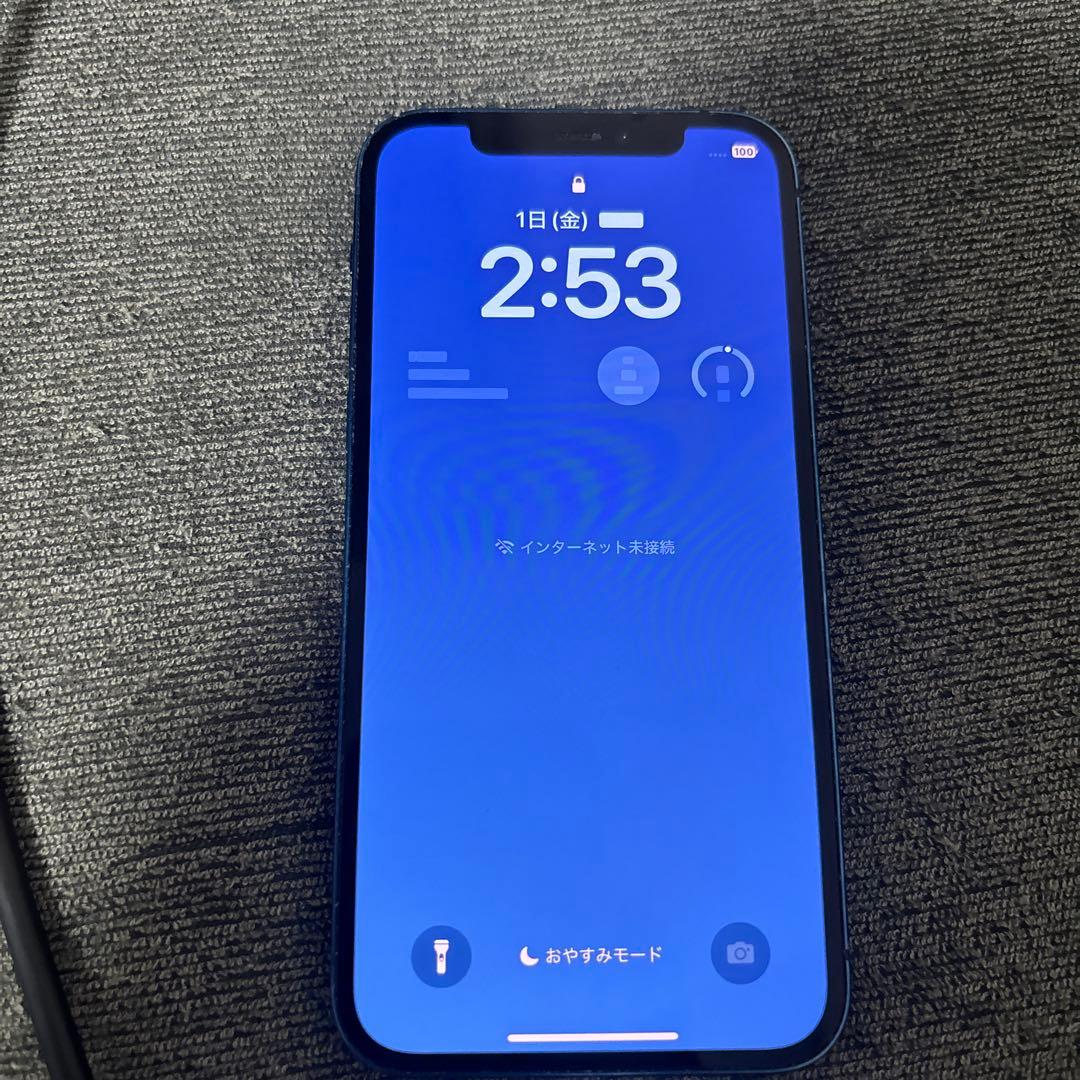 Apple iPhone 12 青　お値下げ交渉可（大分寛容）