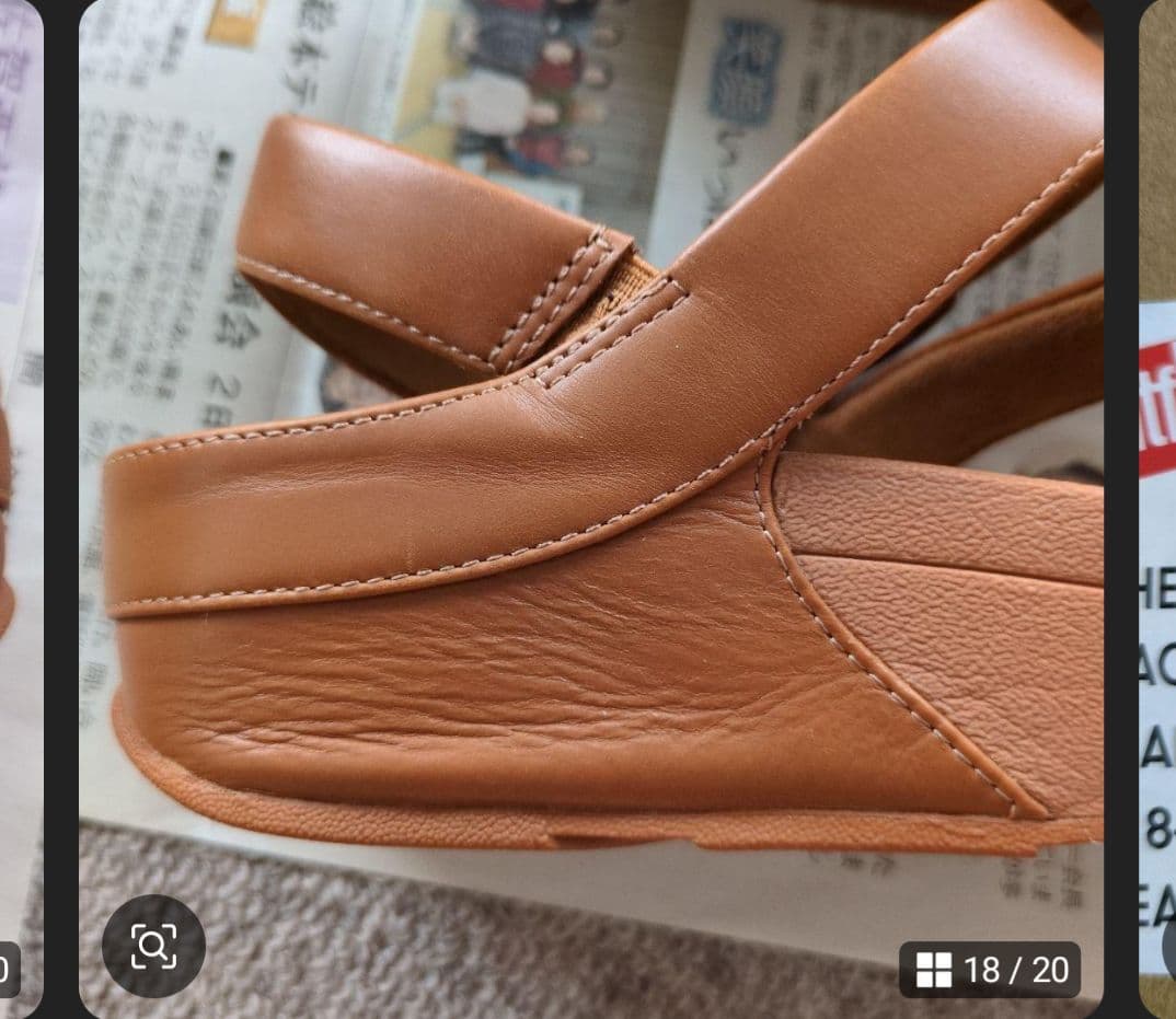 ちゅらん　フィットフロップ3点（試着のみ＋中古）　バックストラップ　us7