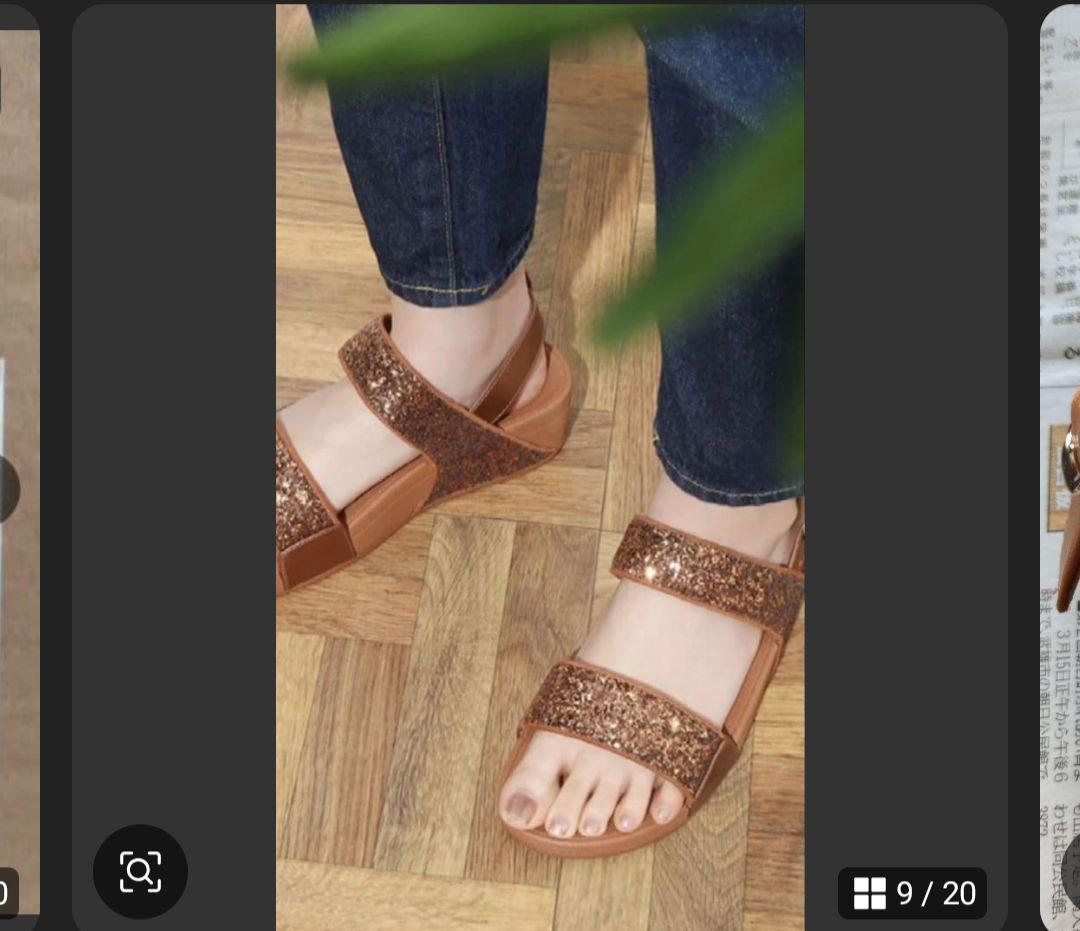 ちゅらん　フィットフロップ3点（試着のみ＋中古）　バックストラップ　us7