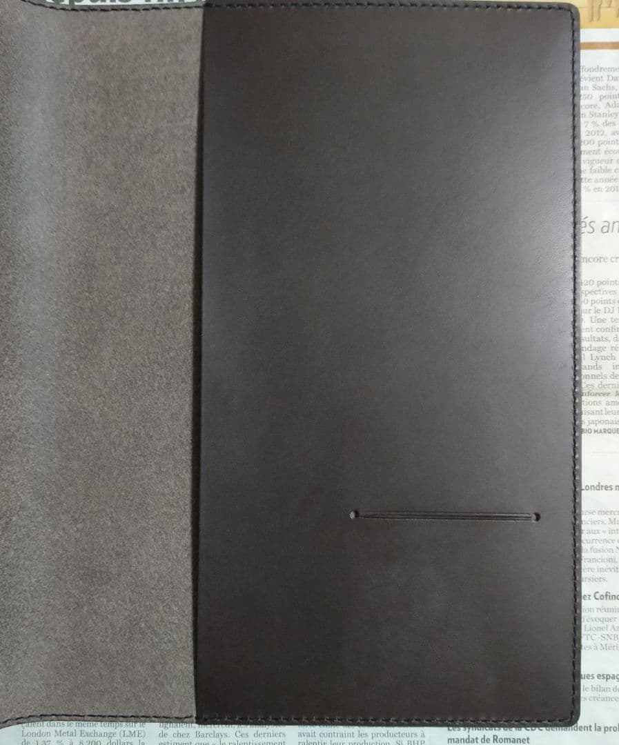 【まや】栃木レザー　正寸B5サイズ　ノートカバー