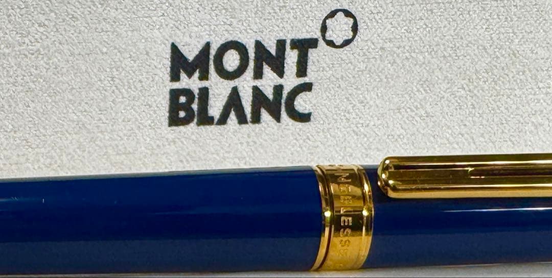 【極美品】モンブラン　ノブレス・オブリージュ・ボールペン・ブルー