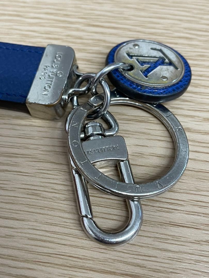 こ*く様 ルイヴィトン　キーリング　LOUIS VUITTON 　青