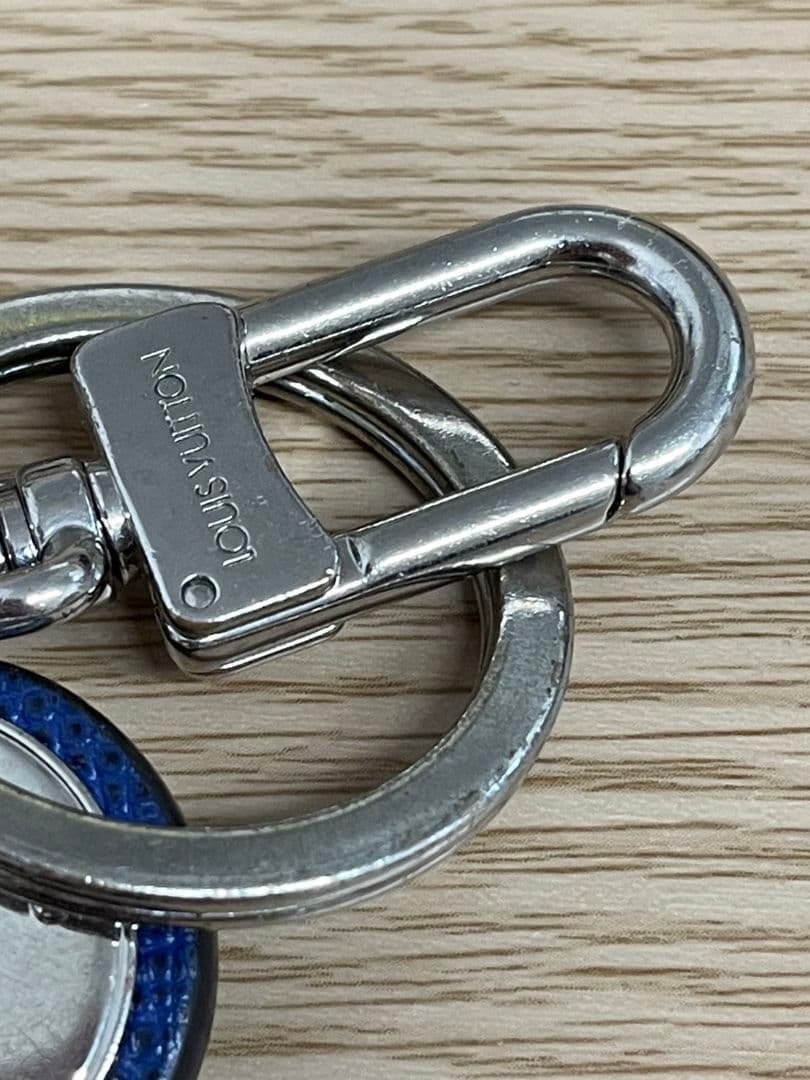 こ*く様 ルイヴィトン　キーリング　LOUIS VUITTON 　青