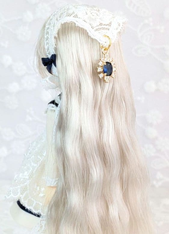 【ピコニーモP専用】レースセーラーワンピース ホワイト×ネイビー 897