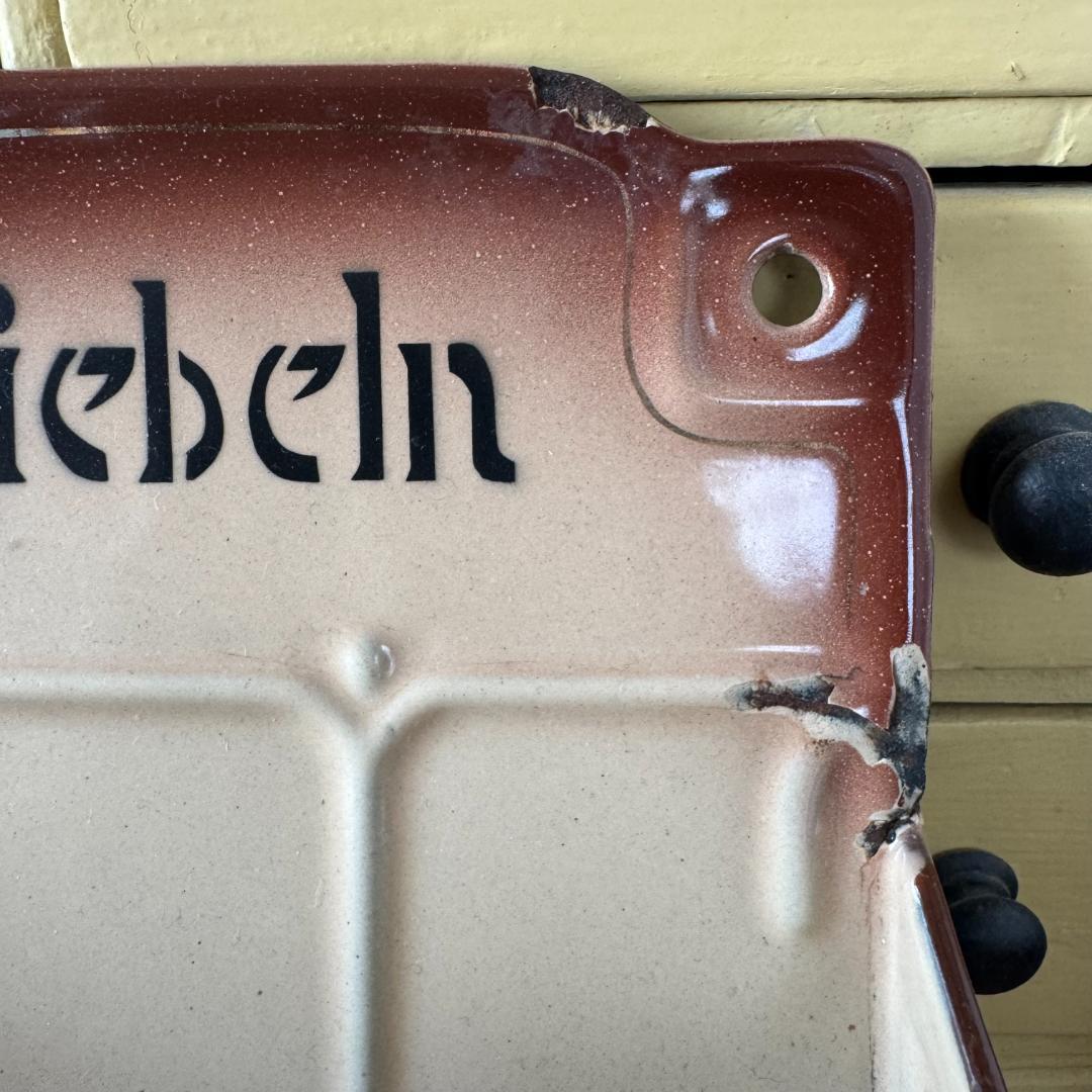 ドイツ　ヴィンテージ　ホーロー　オニオンラック　カップホルダー　アンティーク