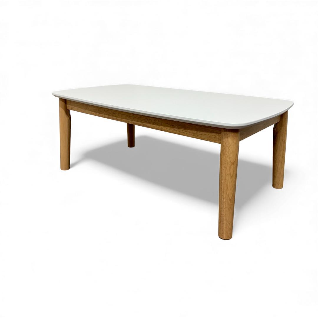 【新品】高さ2段階調整 ソファ前こたつテーブル 長方形　天板 92×53cm