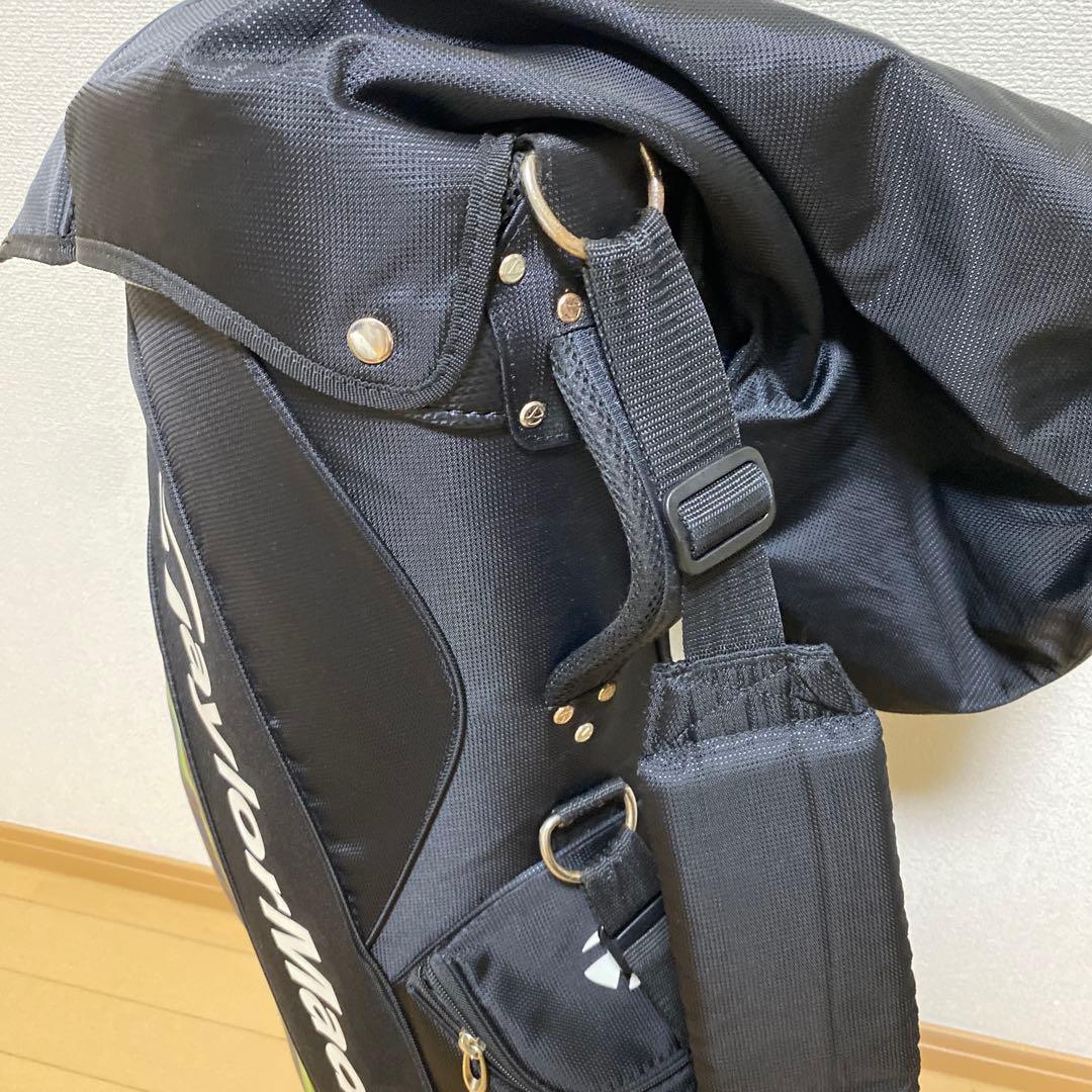 ぱ*だ様 TaylorMade キャディバッグ ブラック/グリーンストライプ R
