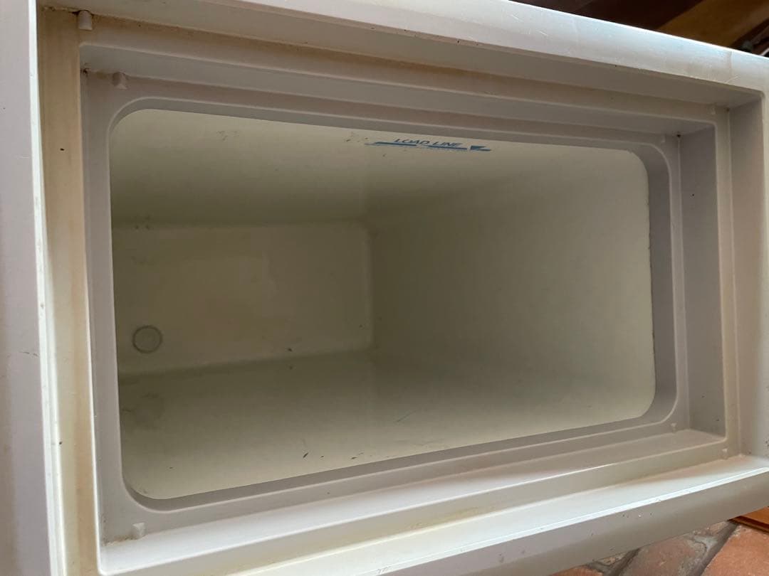 業務用　雪印アイスクリーム 冷凍庫　SCR_42G 小型冷凍ストッカー　レトロ