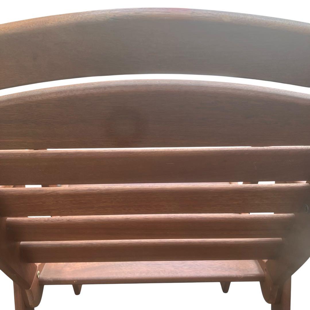 ガーデンチェア　ウッドチェア　デッキチェア　無垢材　チーク材　木製　庭