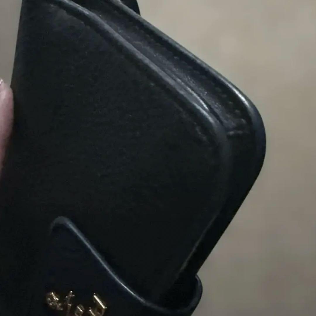 PRADA 紺レザースマートフォンケース　マルチケース