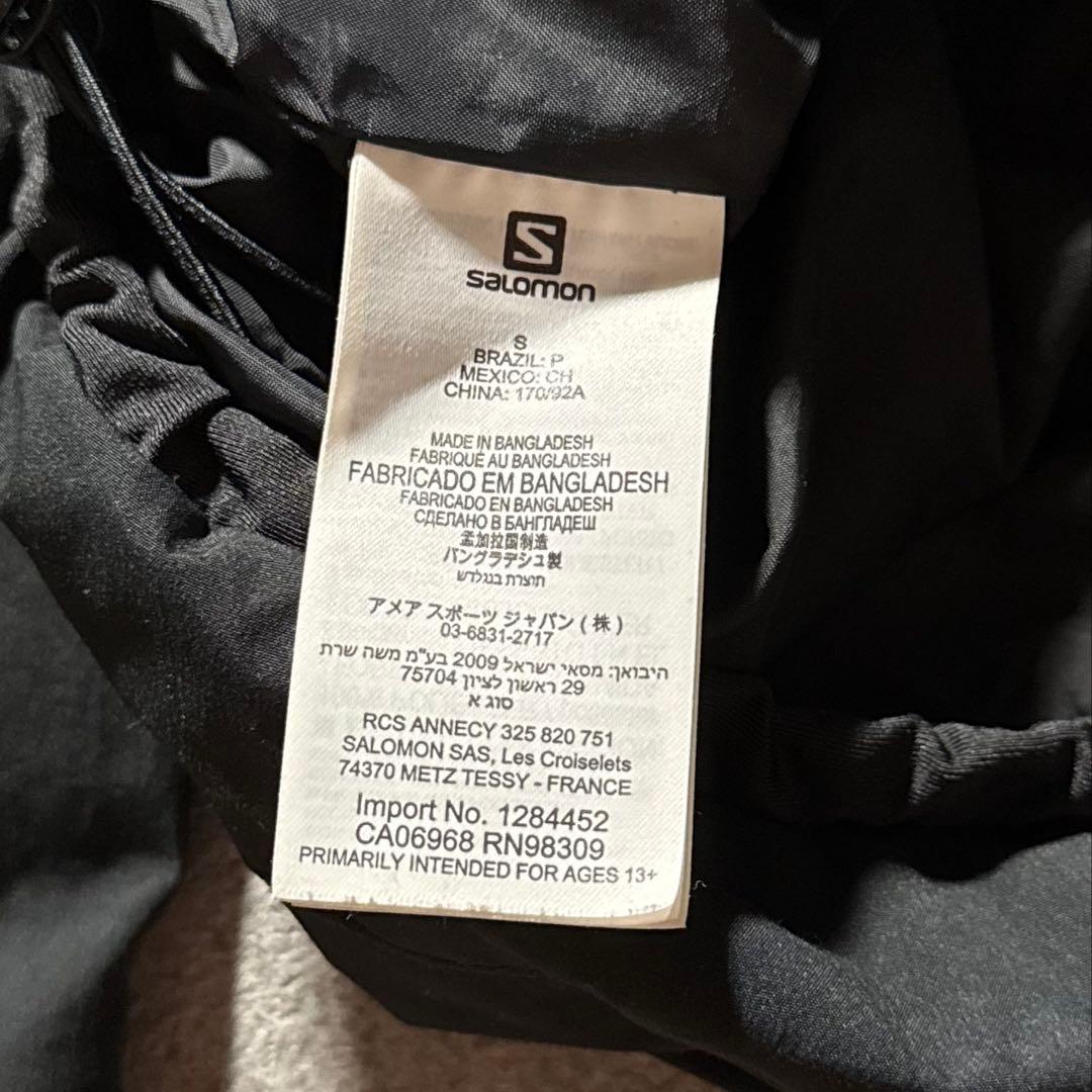 salomon tech shell jacket シェルジャケット S