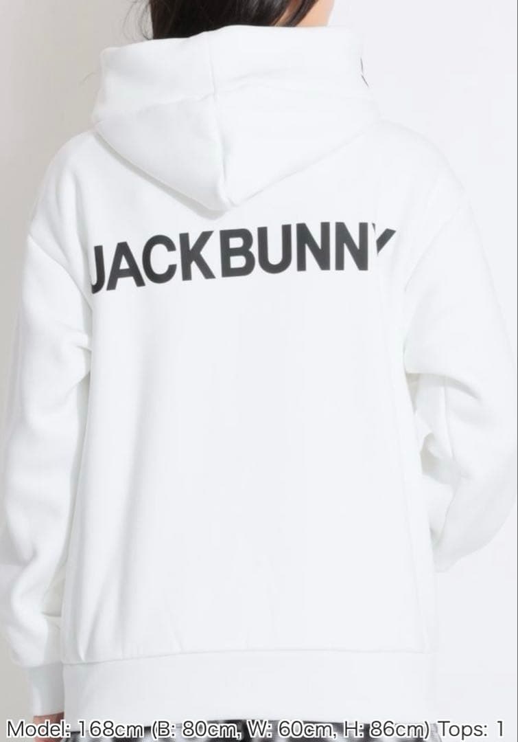 JACKBUNNY 裏起毛ハイネックパーカー