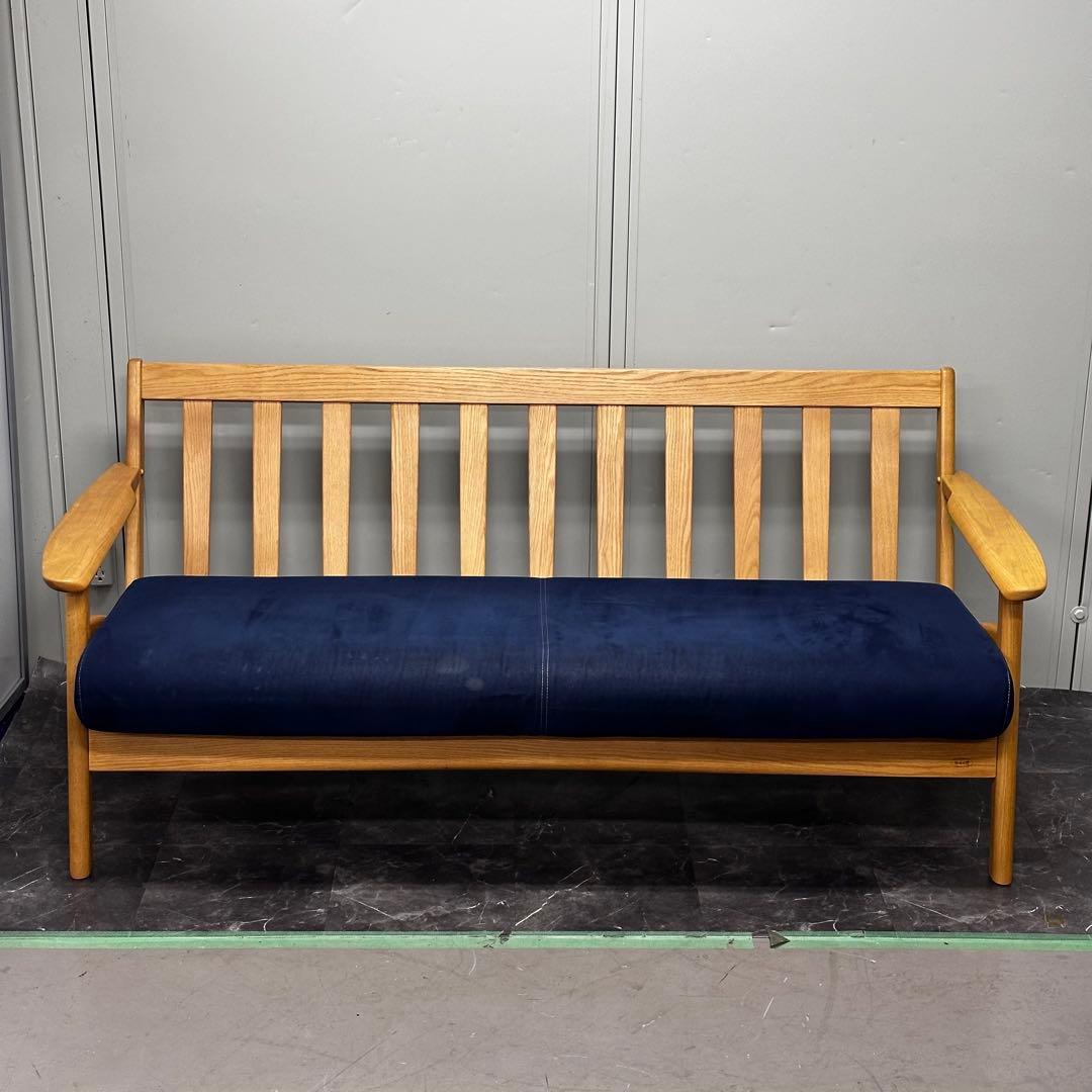 ∞送料込！設置対応◎大塚家具 浜本工芸 S-3950 3人掛けソファ