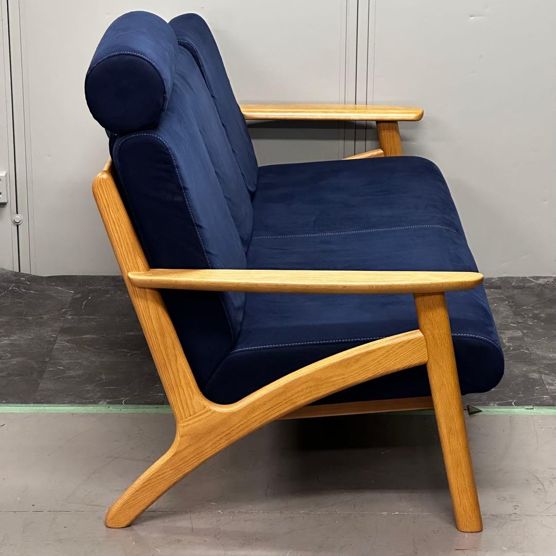 ∞送料込！設置対応◎大塚家具 浜本工芸 S-3950 3人掛けソファ