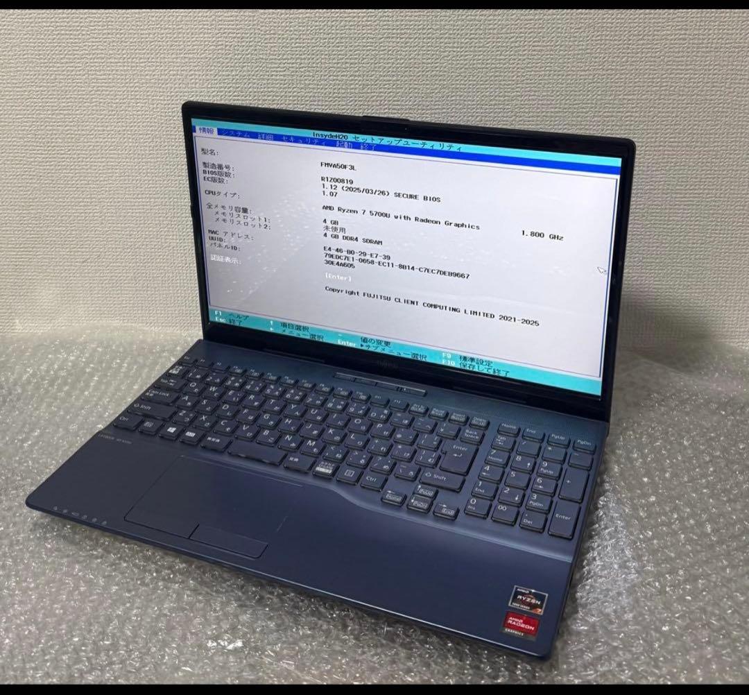Forこむぎ 2台Fujitsu ノートPC Ryzen 7