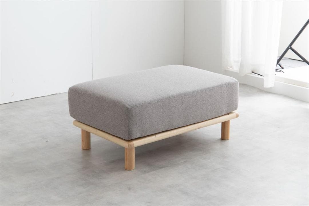 【送料無料】【単品】Ricordo オットマン フットレスト 足掛け 天然木