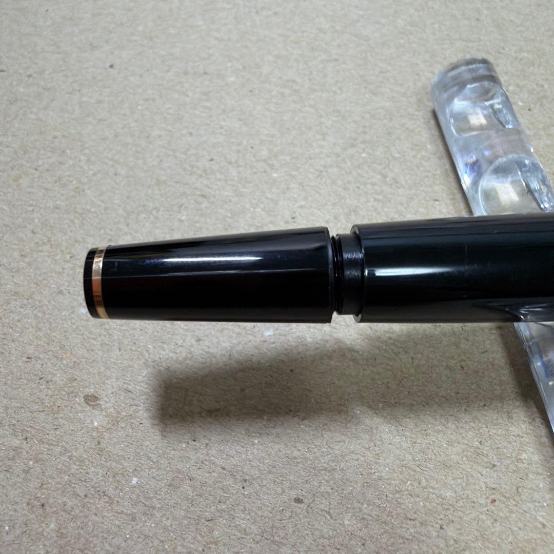 新品 廃盤 MONTBLANC モンブラン No.12 万年筆 ブラック 18c