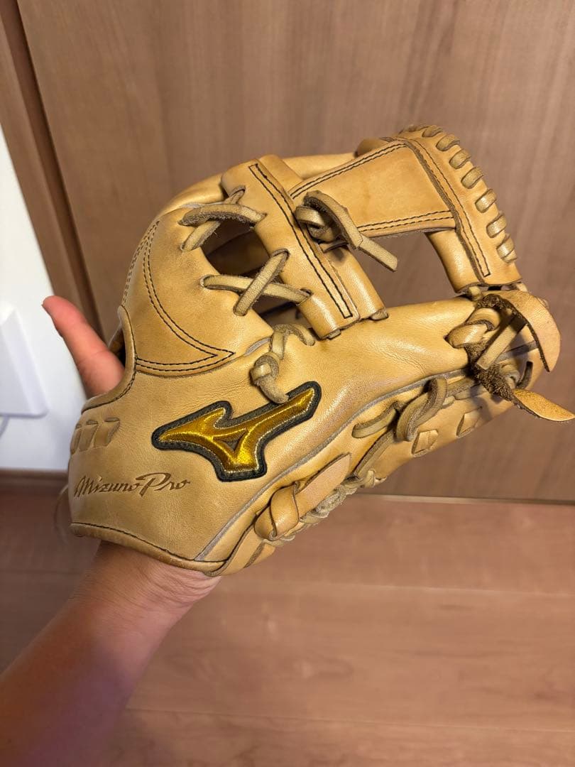 Mizuno Pro 軟式用　グローブ ベージュ　内野用