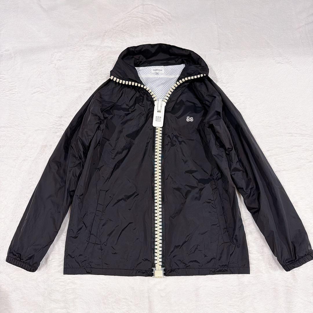 木梨サイクル ビッグジップジャンパー XL ブラック KINASHI CYCLE