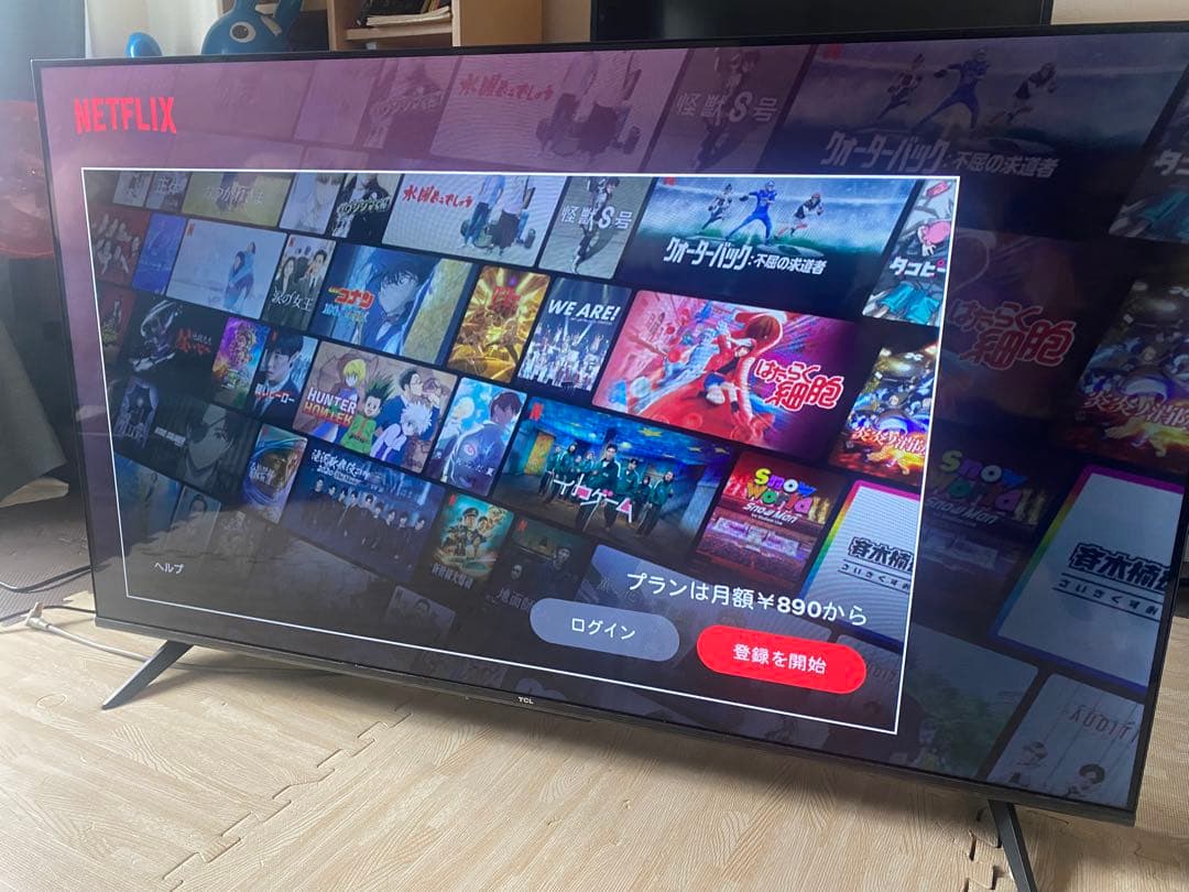 美品　2023年製　TCL 50V型 4K液晶テレビ Google TV