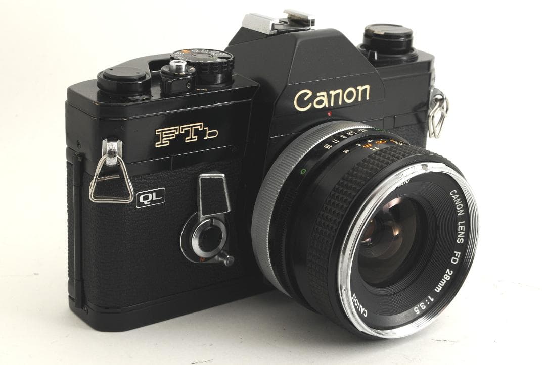 Canon FTb ブラック FD 28mm F/3.5 フィルムカメラ