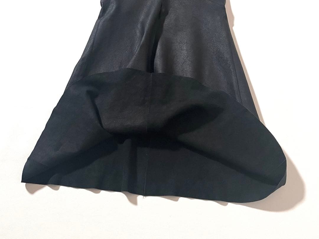 【美品】リックオウエンス　ラムレザー ワンピース　羊革　ブラック　黒　アーカイブ