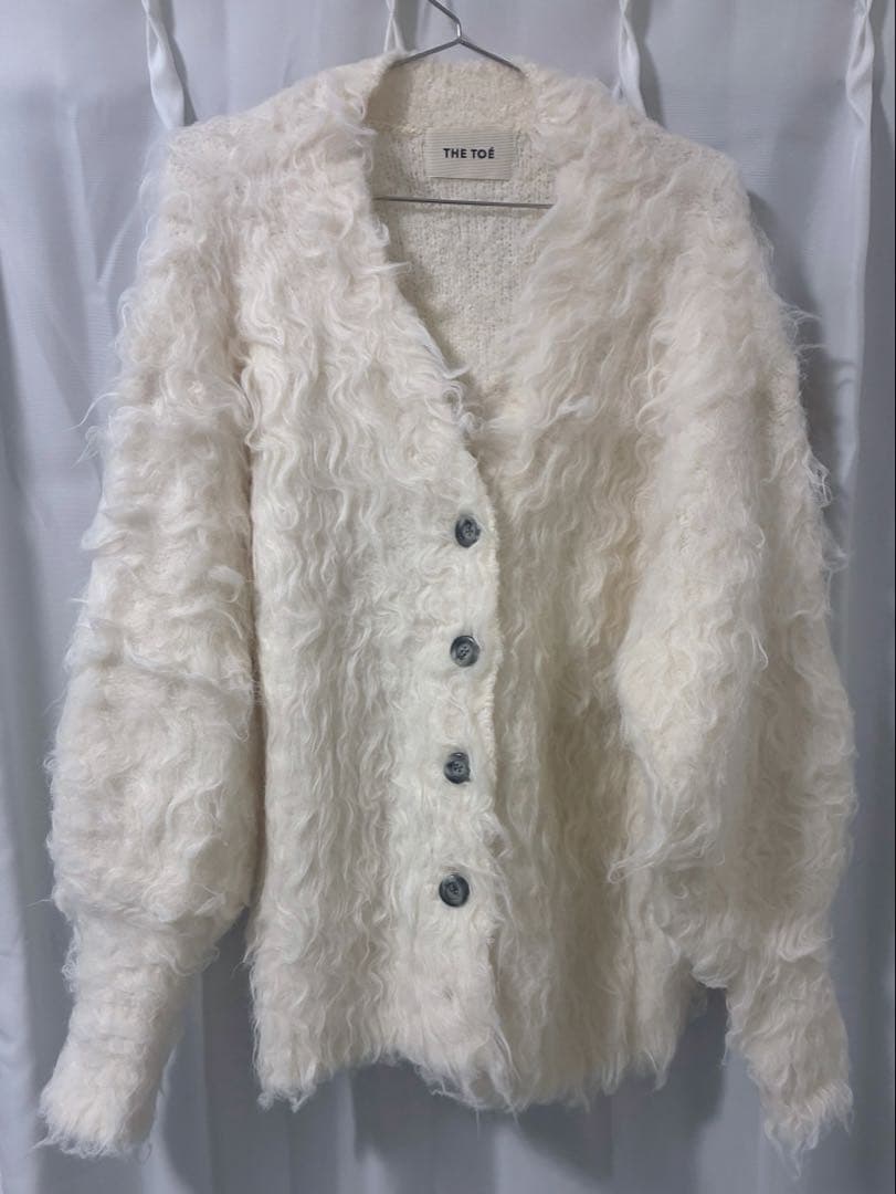 THE TOE シャギーカーディガン 2度着用/美品