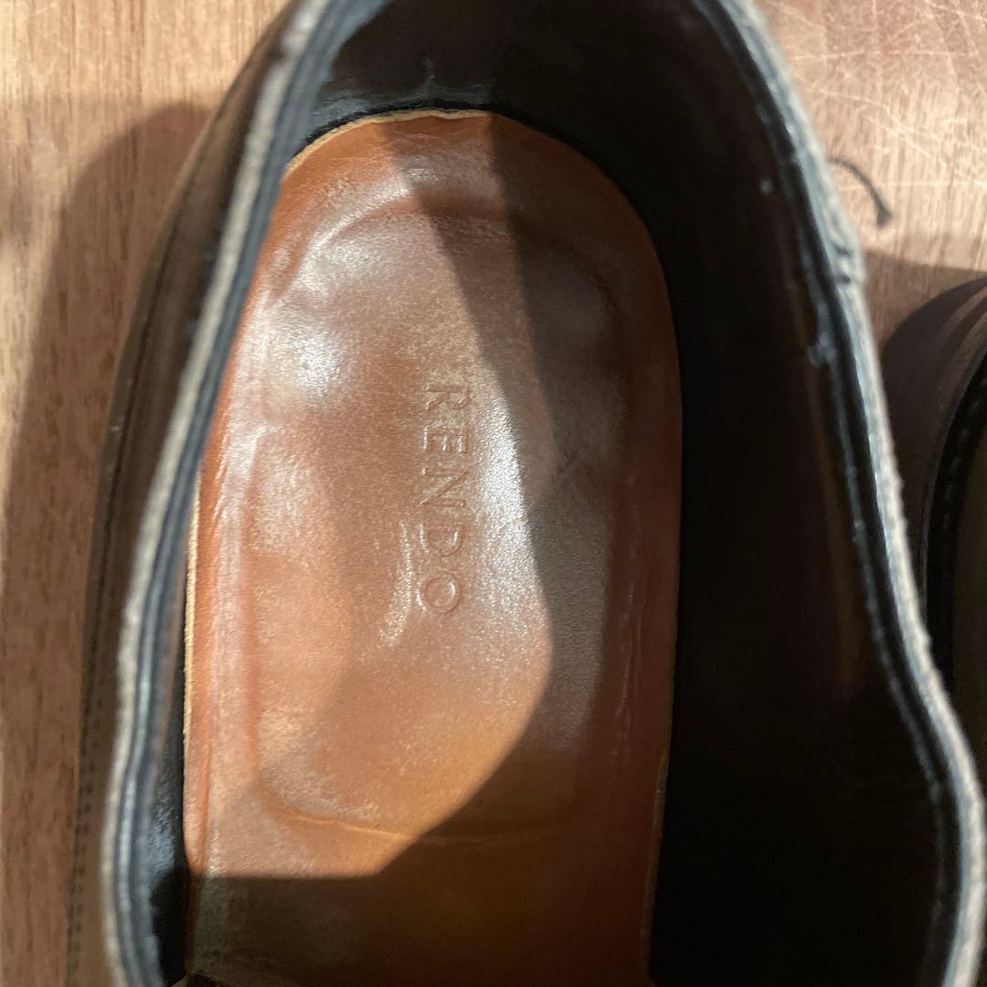 RENDO ブラック APRON FRONT DERBY 8