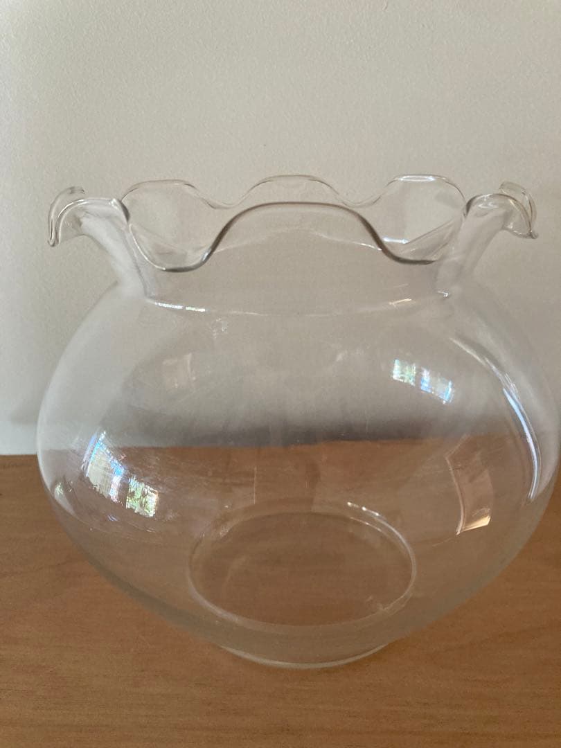 昭和初期ゆらゆらグラス金魚鉢ガラス水槽金魚ベタレア