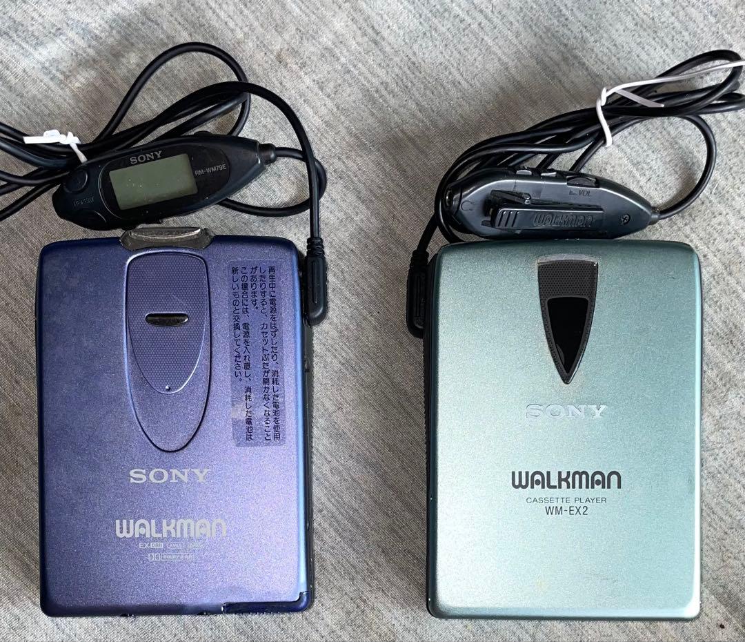 d*3様 SONY カセットプレーヤー WM-EX2の2台セット