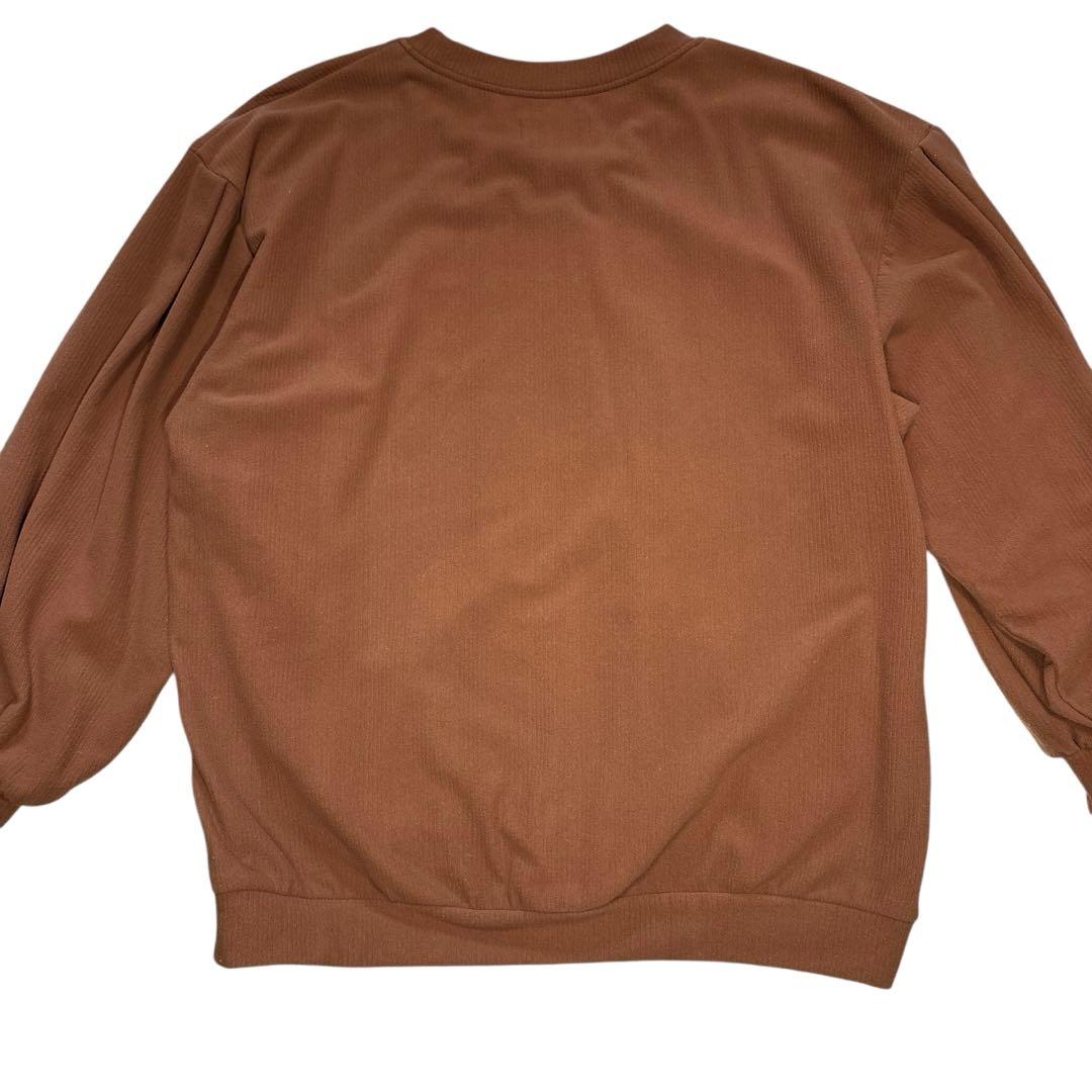 HYSTERIC GLAMOUR ブラウン長袖カットソー FREE