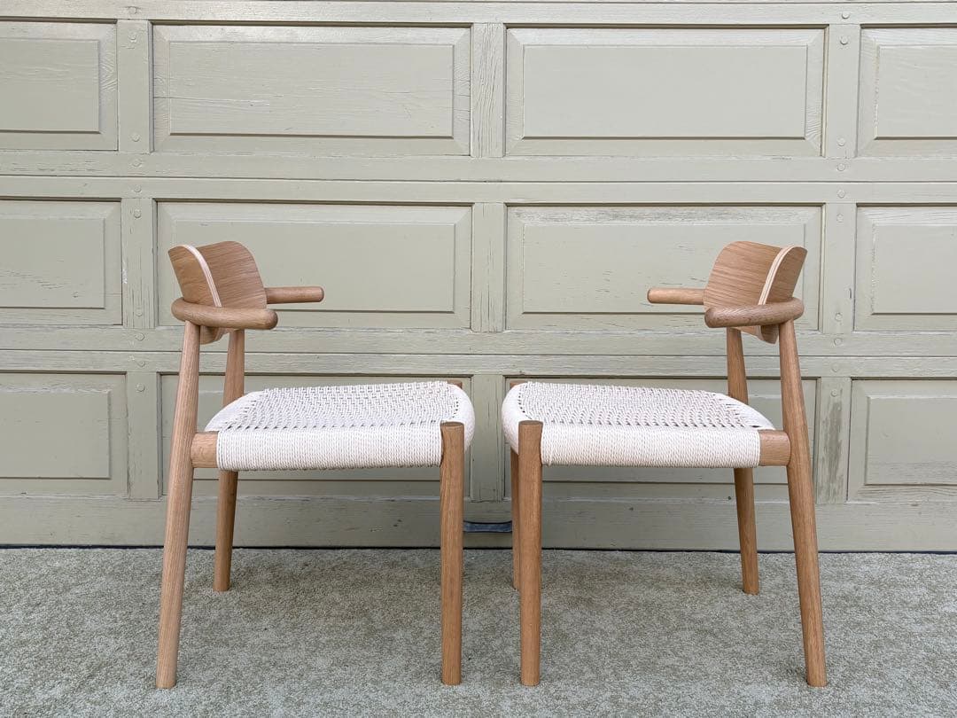 ①unico HILMA ヒルマ チェア 2脚セット 北欧 美品