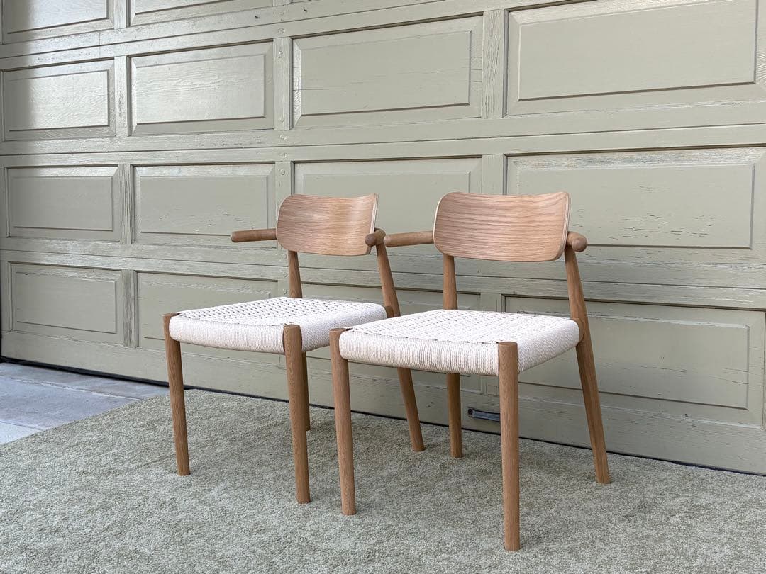 ①unico HILMA ヒルマ チェア 2脚セット 北欧 美品