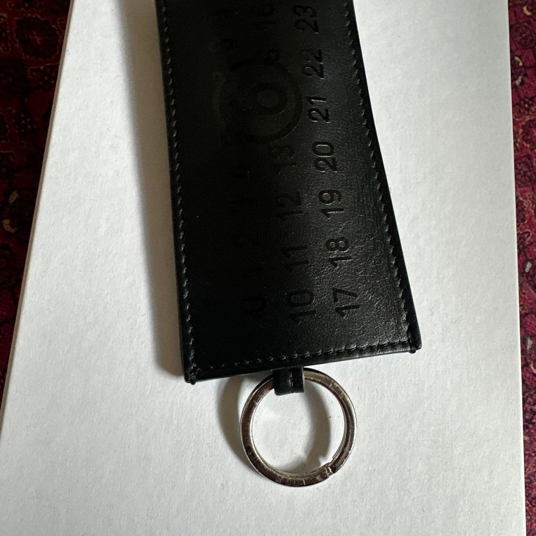 m*e様 MM６メゾンマルジェラ　ネックストラップ　レザーキーリング　クロシェッ