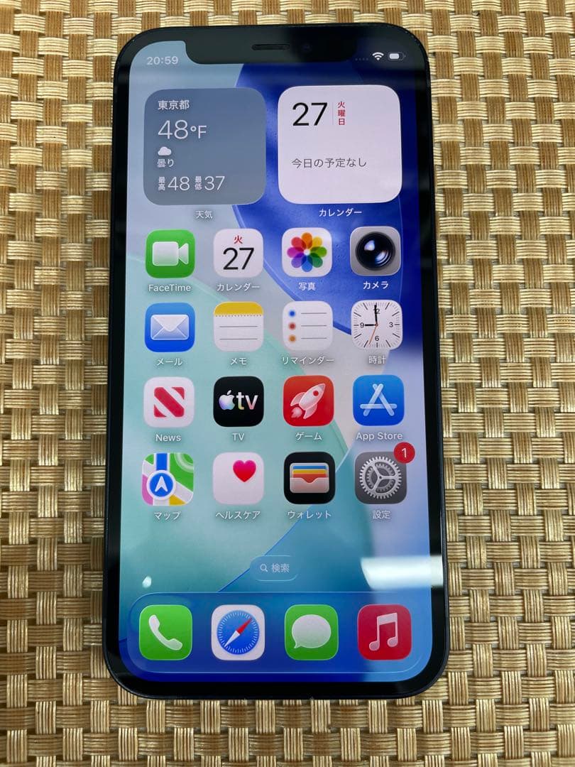 iPhone 12 mini 256 GBブラックSIMフリー【3059】