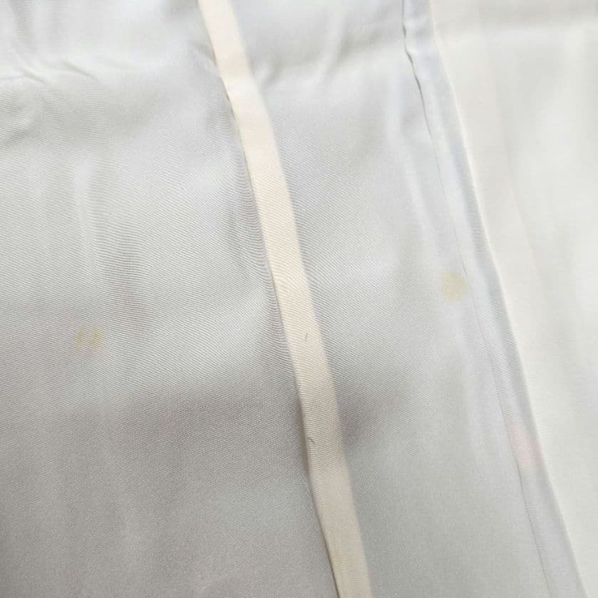 青紫色桜訪問着と袋帯・帯揚げ帯締めの4点フルセット