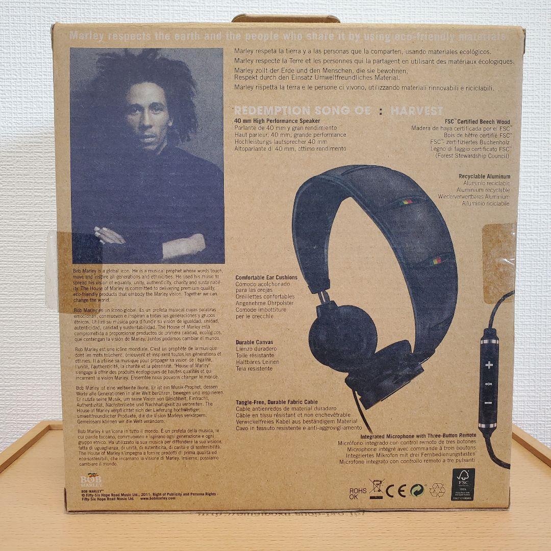 MARLEY　ヘッドホン　REDEMPTION ラスタ　マーリー DJ レゲエ